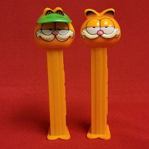 VTG Garfield Pez Dispenser Set of 2